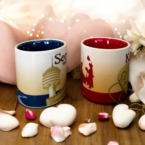 Starbucks SEOUL & KOREA Demitasse Mug 3oz Global Icon Collector Series EUC - Picture 2 of 5